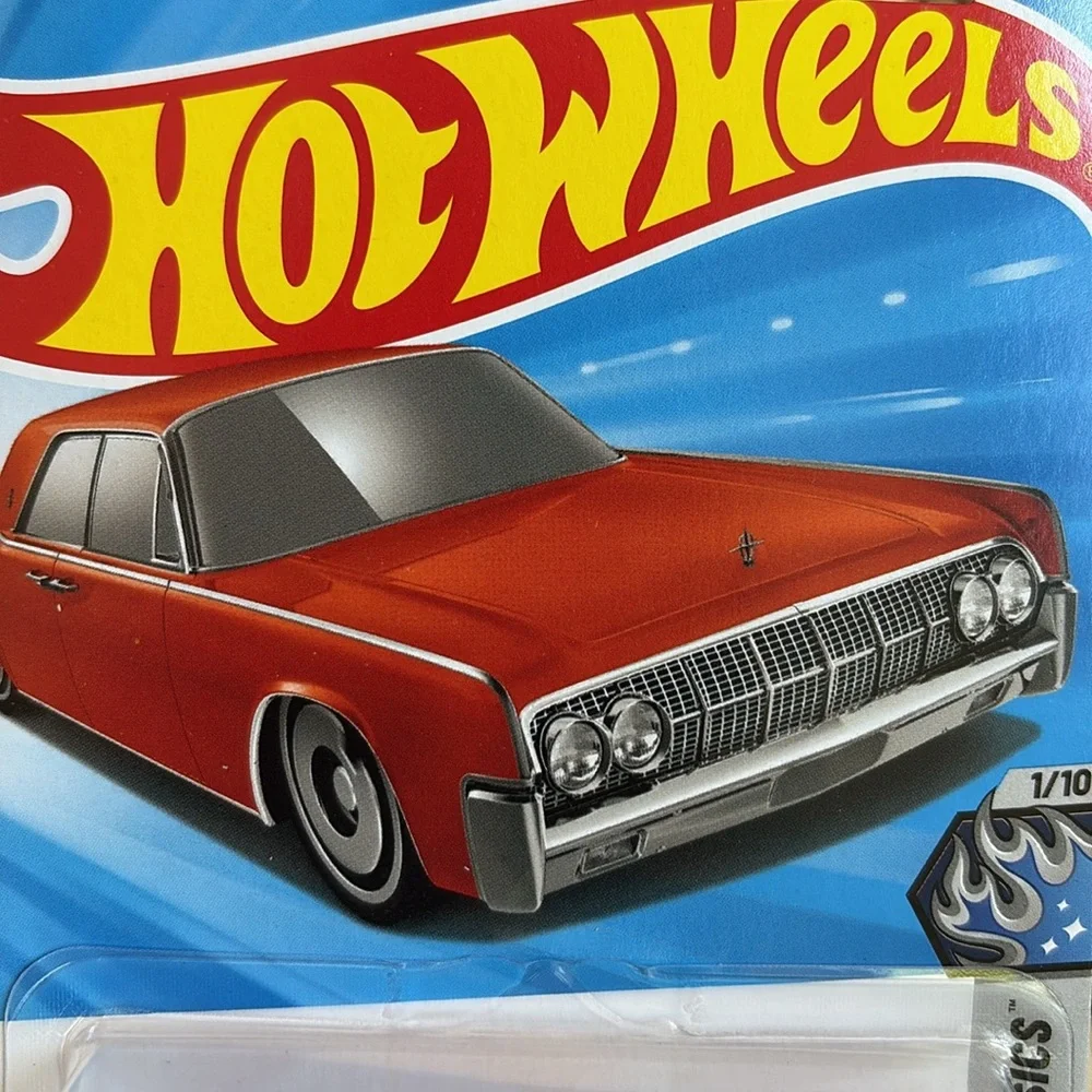 Hot Wheels 64 Lincoln Continental Orange 1964 Car Diecast Hotwheels Classic 2026